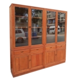 Product fffybokp -  bookcase plain design w/8 doors & 4 drawers 