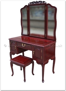 Rosewood Furniture Range  - ff30f5dress - Dressing table french design Carved