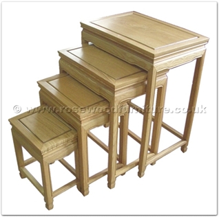 Rosewood Furniture Range  - ff7207a - Ashwood nest table plain design