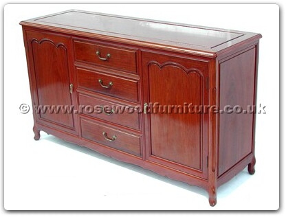 Rosewood Furniture Range  - ff7313f - Buffet with 4 drawers and 2 doors french design
