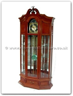 Rosewood Furniture Range  - ffdclock - Grandfather clock with spot light and german movement