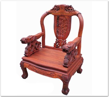 Rosewood Furniture Range  - ffdsfcha - Sofa arm chair dragon design