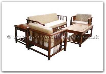 Rosewood Furniture Range  - ffhfl013 - Rosewood Living Room Set5Pcsith Set