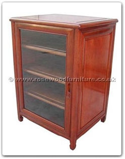 Rosewood Furniture Range  - ffrsgcab - Stereo cabinet with one glass door