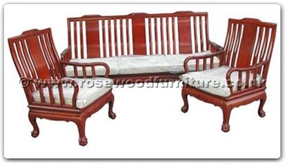 Rosewood Furniture Range  - ffthbsofa - High back sofa arm chair tiger legs excluding cushion